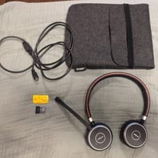 Image of Jabra Evolve 65 MS Teams Stereo Wireless Headset - USB-A - REF