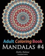 Image of Adult Coloring Book - Mandalas #4: Coloring Book for Adults Featuring 50 High D