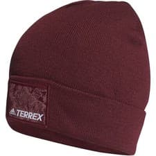 Image of adidas TERREX Unisex Beanie OSFM Shadow Red Winter Multisport Hat HK2600