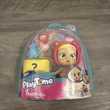 Image of Cry Babies Playtime Baby Doll Sam With Accessories Brand New & Sealed