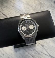 Image of Seiko SSB429 Chronograph Watch Black Dial New UK Seller