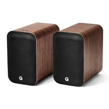 Image of Q Acoustic M20 Bluetooth Active Speakers HD Wireless Music System - Walnut