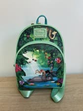 Image of Loungefly Disney Jungle Book Bare Necessities Mowgli & Baloo Mini Backpack NWT