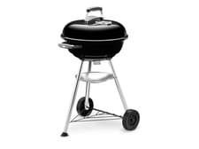 Image of Weber Compact Kettle Charcoal Grill, Ø 47cm Grill Area, BBQ Grill with Porcelain