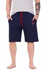 Image of Mens Jersey Shorts 2 Pack Cotton Blend Gym Casual Elastic Waist M-3XL