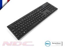 Image of Dell KM636 FRENCH Wireless Keyboard with USB Dongle (Refurb)