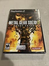 Image of *NEW* Metal Gear Solid 3: Snake Eater (PS2, Konami, 2004) Factory Sealed Y Fold