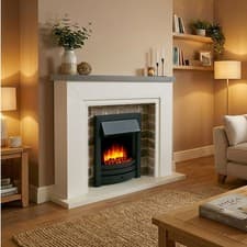 Image of Electric Fireplace with Surround 48'' - Endeavour Fires Flamborough