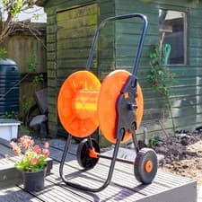 Image of Large Capacity Wheeled Hose Cart Reel,Up To 50m of Garden Hose UK Seller