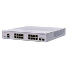 Image of Cisco CBS350-16T-2G 16-Port Gigabit Managed Switch with SFP (NA) | Refresh