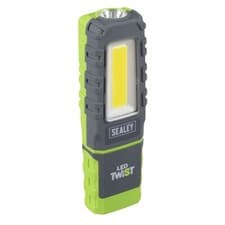 Image of Sealey LED Twist Rechargeable Inspection Light 5W COB & 1W SMD LED601G