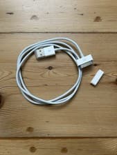 Image of Genuine Apple iPhone iPad 30 Pin to USB Charging Cable Dock Connector 1m length