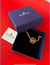 Image of Swarovski Dulcis Choker Necklace Cushion cut Green new boxed + gift bag❤