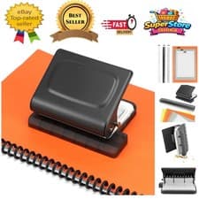 Image of High-Quality 10-Hole Binding Machine & 12 Loose-Leaf Rings - Organize with Style