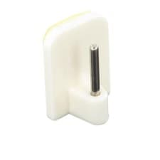 Image of Securit Curtain Hooks (Pack of 4)One Size White ST6751