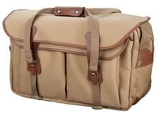 Image of Billingham 555 Mk. II Extra Large Camera / DSLR Bag - Khaki Canvas with Tan Trim