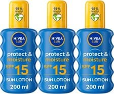 Image of Nivea Sun Spray SPF15 X 3