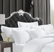 Image of 600TC LUXURY WHITE OXFORD PAIR of PILLOW CASES EGYPTIAN COTTON LUXURY