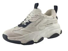 Image of Steve Madden Possession-E Womens UK 5 EU 38 White Mesh Sneaker Trainers Shoes