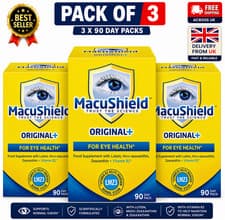Image of MacuShield Original Plus Capsules - (90-Day, 3 Pack) Eye Health Supplement UK