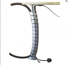 Image of Desk To Floor Cable Management Spine / cable tidy