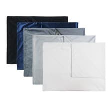 Image of Super Soft Velvet Long Body Pillowcase Solid Linen