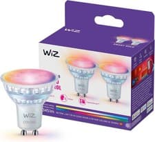 Image of WiZ Smart LED Glass GU10Spotlight Full Color Tunable White 50W Equivalent New