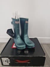 Image of New Hunter Green Short Wellies Size Uk 4