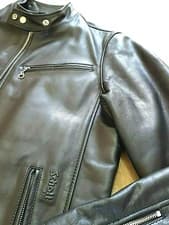 Image of NEW TAG MENS SCHOTT small CAFE RACER LEATHER JACKET ref 1282