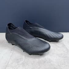 Image of adidas Predator Accuracy.3 Laceless Firm Ground Football Boots Black Size UK 10