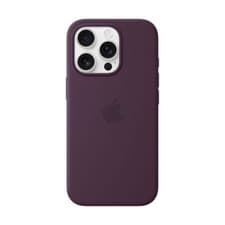 Image of Apple Silicone Case with MagSafe For iPhone 16 Pro Plum iPhone 16 Pro