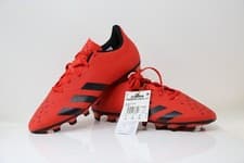 Image of ADIDAS PREDATOR FREAK .4 F Football Trainers BOOTS Red UK 9.5 EUR 44 US 10