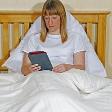 Image of Comfortnights Premium V shape wipe clean, Nursing pillow