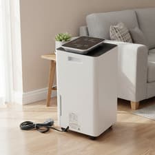 Image of 3-in-1 Large Dehumidifier Fan Air Purifier 2.5L Tank Quiet Low-Energy Efficient