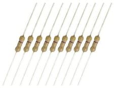 Image of 10 Pcs 1/4W Carbon Film Resistor ±5% Tolerance Axial 0.25w Various Values