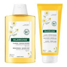 Image of DUO Klorane Shampoo 200ml + Conditioner 200ml Blond Highlights with chamomile