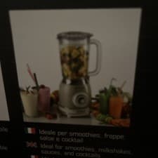 Image of Ariete vintage beige colour Blender with glass goblet 1.5 litres