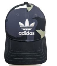 Image of NEW Adidas CAMO Blue MIX LOGO Original Trefoil Hat Cap UNISEX OSFW