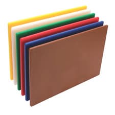 Image of CHOPPING BOARDS CATERING PLASTIC COLOURED 9X12X0.5" 24X32X1.2CM RESTAURANT FOOD