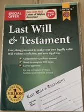 Image of Lawpack Last Will & Testament Pack Inc Free letter of Wishes - RRP £24.99