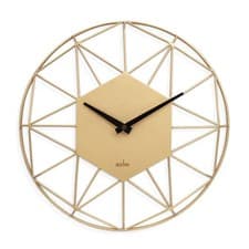 Image of Acctim Gold Alva Quartz Wall Clock H 30cm x W 30cm x D 4.5cm BRAND NEW BOXED