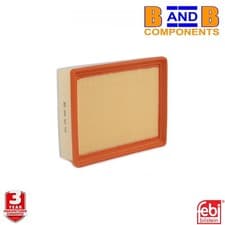 Image of FEBI 48466 AIR FILTER WITH PRE FILTER FIAT TALENTO RENAULT TRAFIC VIVARO NV300