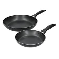 Image of KitchenCraft Non-Stick Frypan Set of 2, 20cm & 28cm