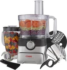 Image of Cooks Professional Food Processor 1000W with 7 Blades, 2L Mixing Bowl & 1.8L Ble