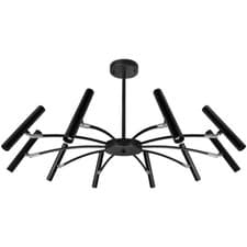 Image of 10 Lamp Black Cluster Ceiling Pendant Light Adjustable Beam Angle G9 K405