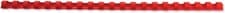 Image of GBC CombBind Binding Combs, 8 mm, 45 Sheet Capacity, A4, 21 Ring, Red, Pack of