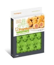 Image of Mobi 12 Pigs in a Blanket Silicone Snack Mold, Franken-wennies