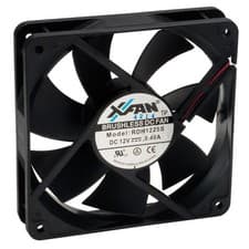 Image of X-Fan RDH1225S1 120 x 120 x 25mm Axial Fan 12V Sleeve Bearing