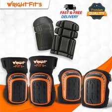 Image of WrightFits Pro Gel Knee Pads, For Safety Work - Heavy Duty Knee Insert Foam Pads