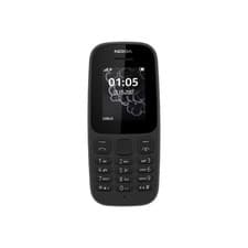 Image of Nokia 105 Single SIM 112 x 49.5 x 14.4 mm (4.41 x 1.95 x 0.57 in), Black 